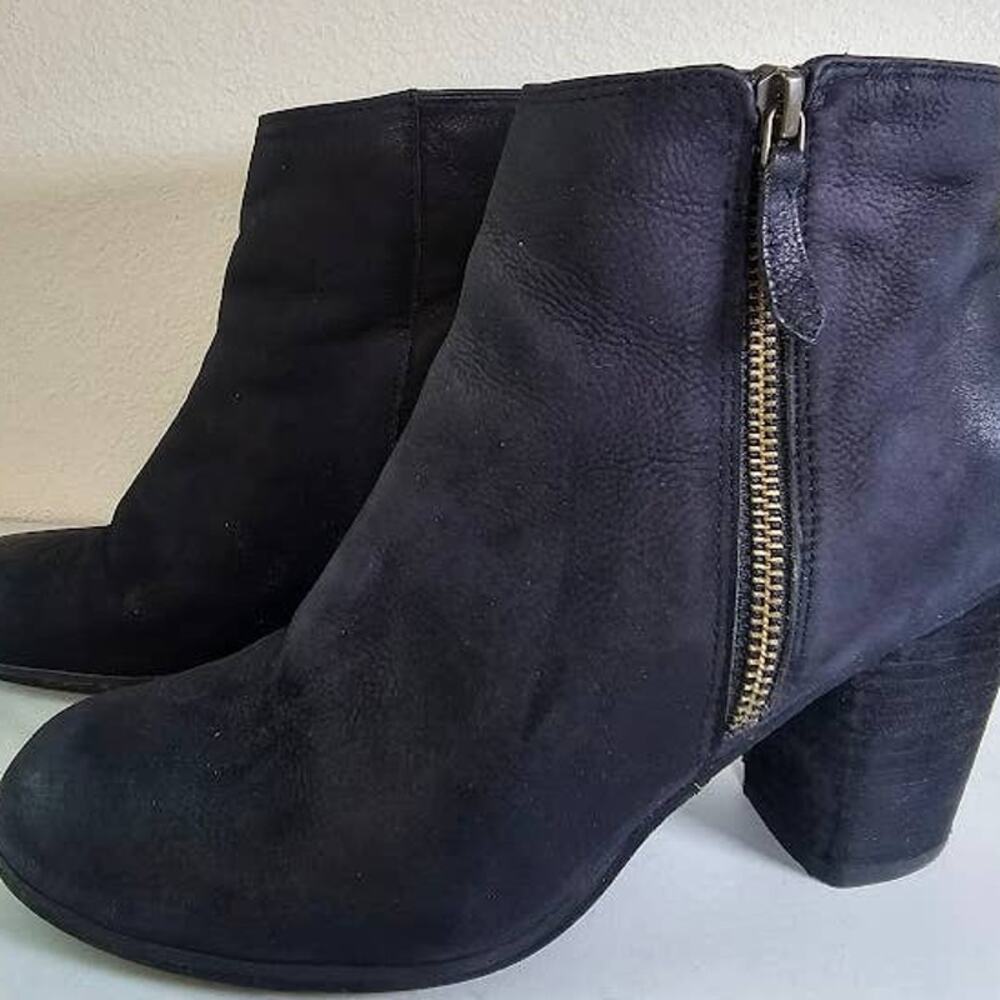 BP Black Leather Booties- Women's Size 7.5- Estimated Retail- $90